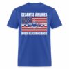 Desantis airlines border relocation services American flag airplane