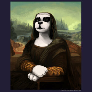 Dog Vinci Doga Lisa T-Shirt