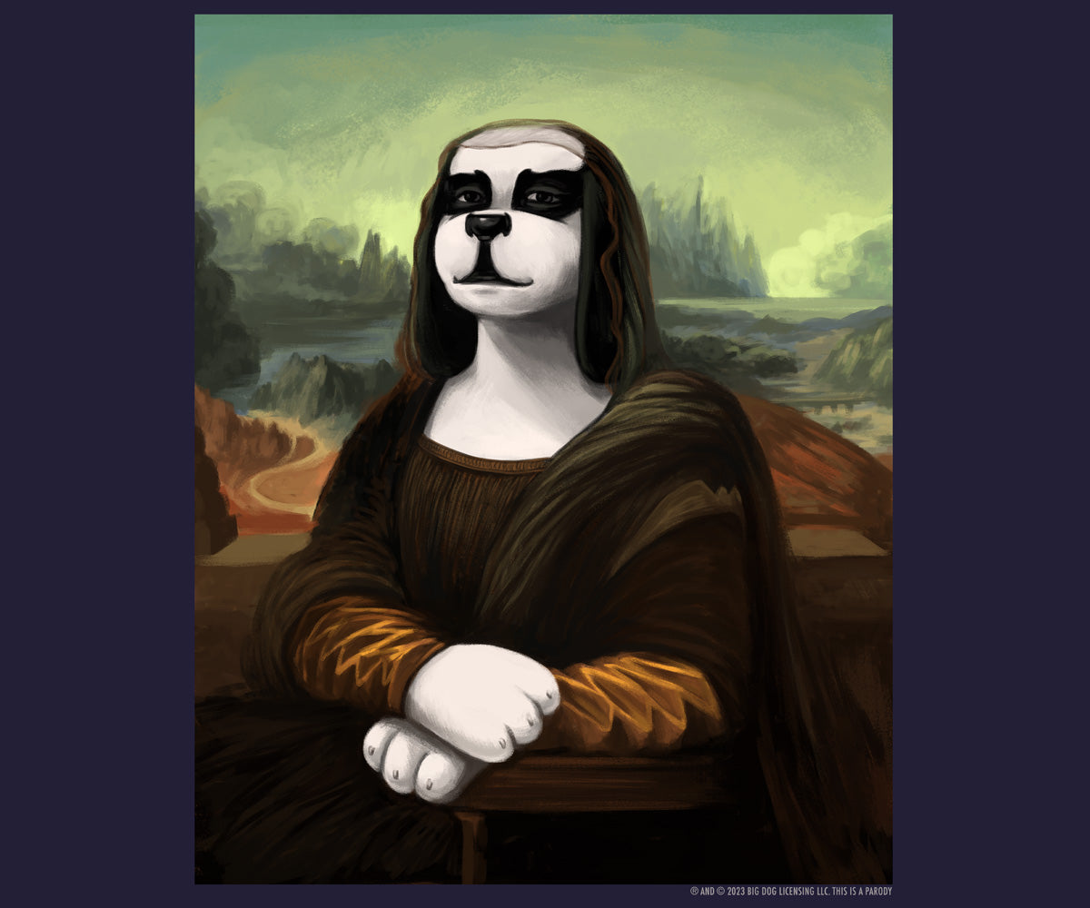 Dog Vinci Doga Lisa T-Shirt Dog Vinci Doga Lisa T-Shirt