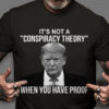 Donald Trump, It’s Not A Conspiracy Theory When You Have Proof, US President