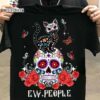 Ew people – Hate seeing people, Mexican skull and cat