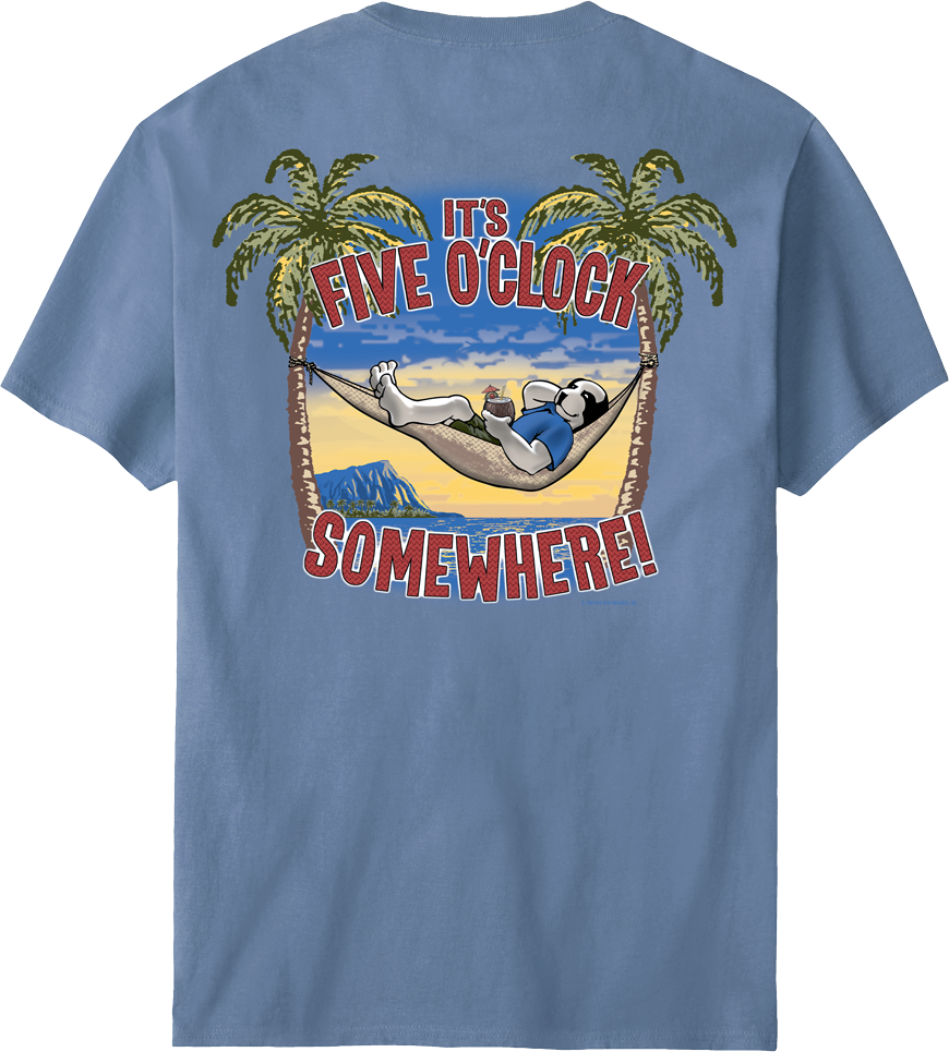 Five O Clock Somewhere Hammock T-Shirt Five O Clock Somewhere Hammock T-Shirt