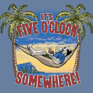 Five O Clock Somewhere Hammock T-Shirt