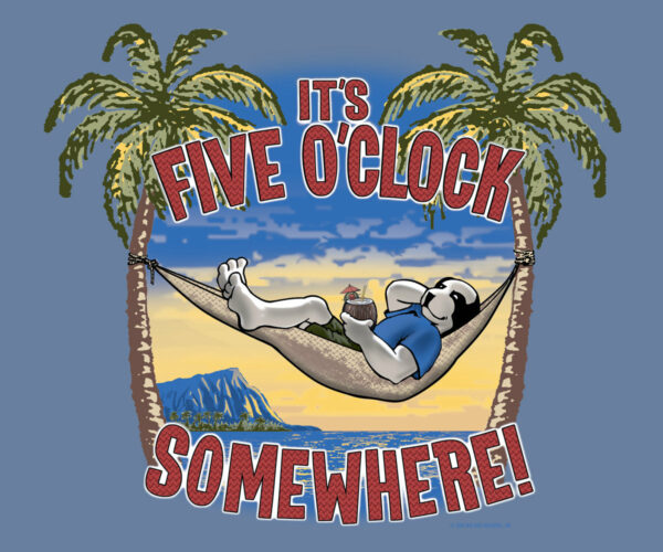 Five O Clock Somewhere Hammock T-Shirt
