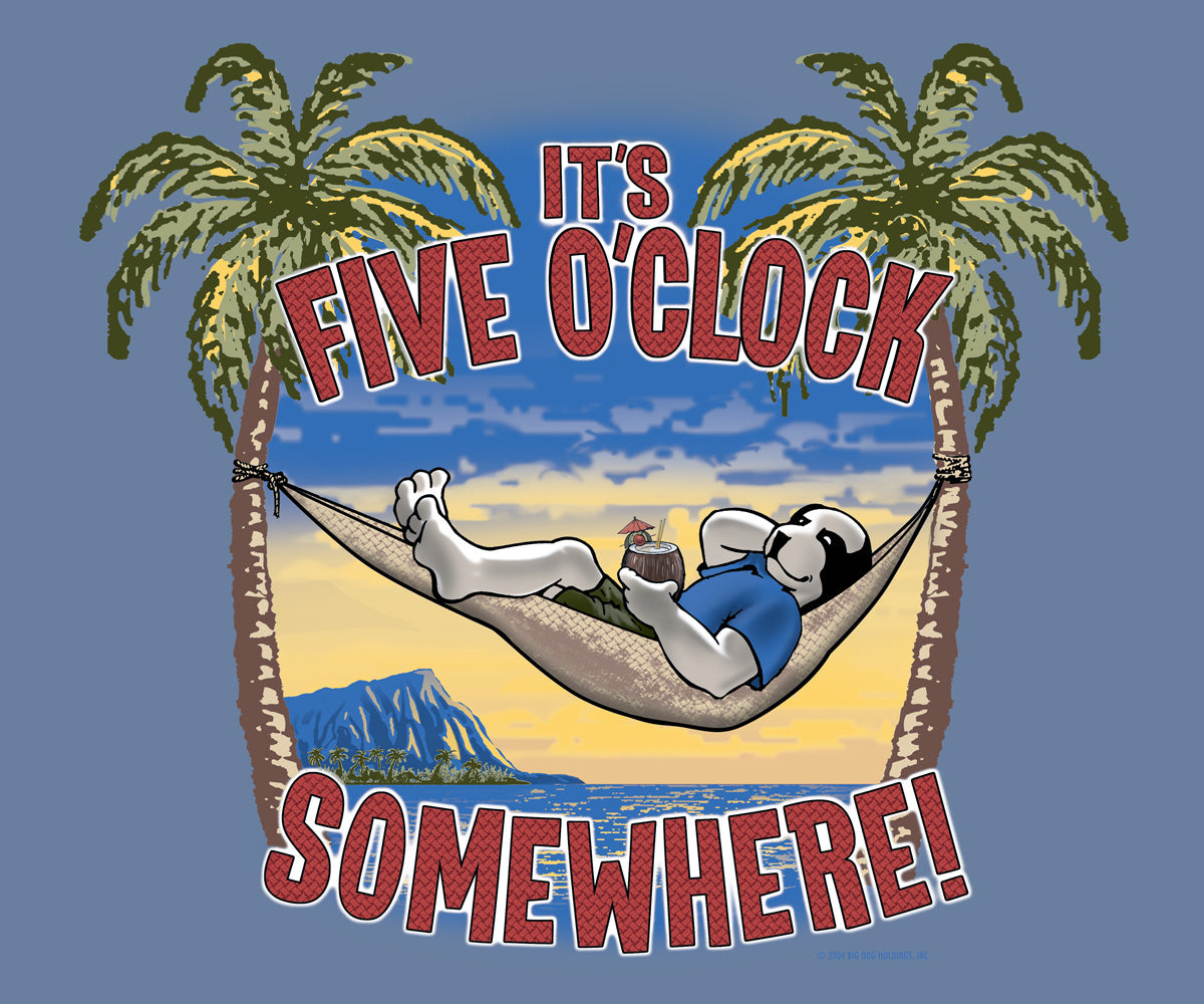 Five O Clock Somewhere Hammock T-Shirt Five O Clock Somewhere Hammock T-Shirt