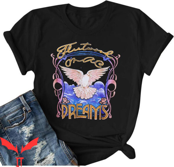 Fleetwood Mac T-Shirt Rock Band For Women Vintage Rock