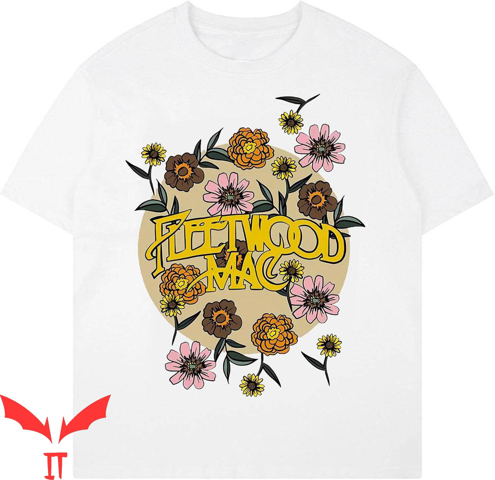 Fleetwood Mac T-Shirt Rock Vintage Floral Fleetwood Mac T-Shirt Rock Vintage Floral