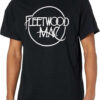 Fleetwood Mac T-Shirt Unisex-Adult Standard Black Logo