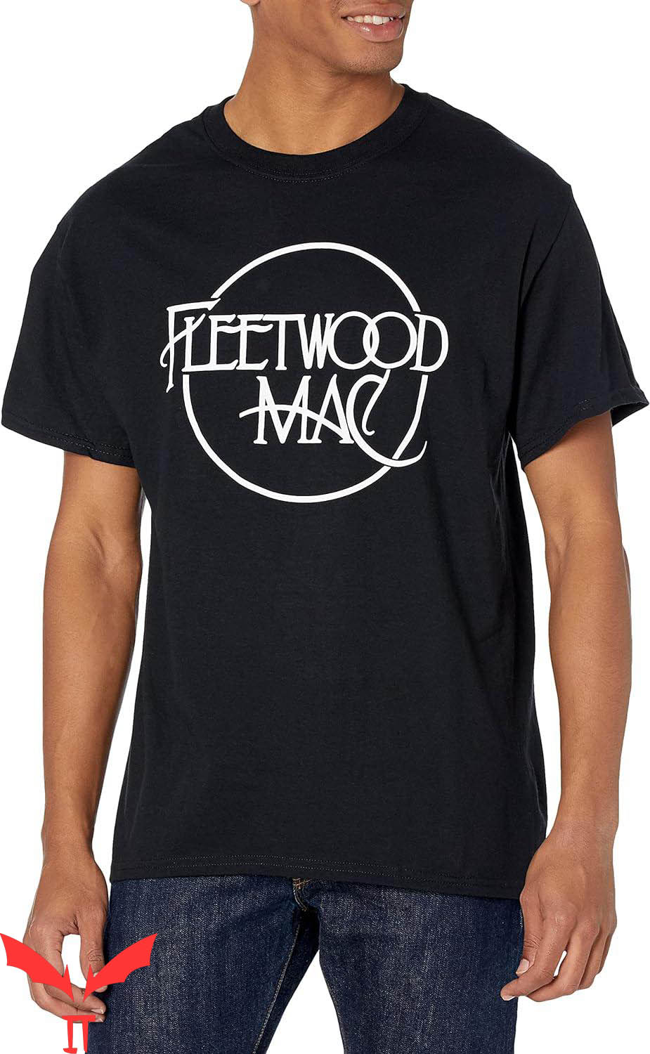 Fleetwood Mac T-Shirt Unisex-Adult Standard Black Logo Fleetwood Mac T-Shirt Unisex-Adult Standard Black Logo