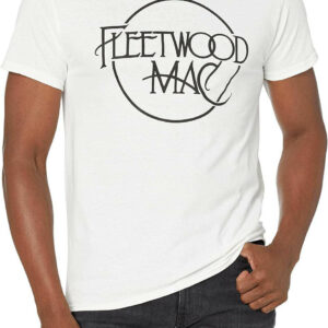Fleetwood Mac T-Shirt Unisex-Adult Standard White Logo