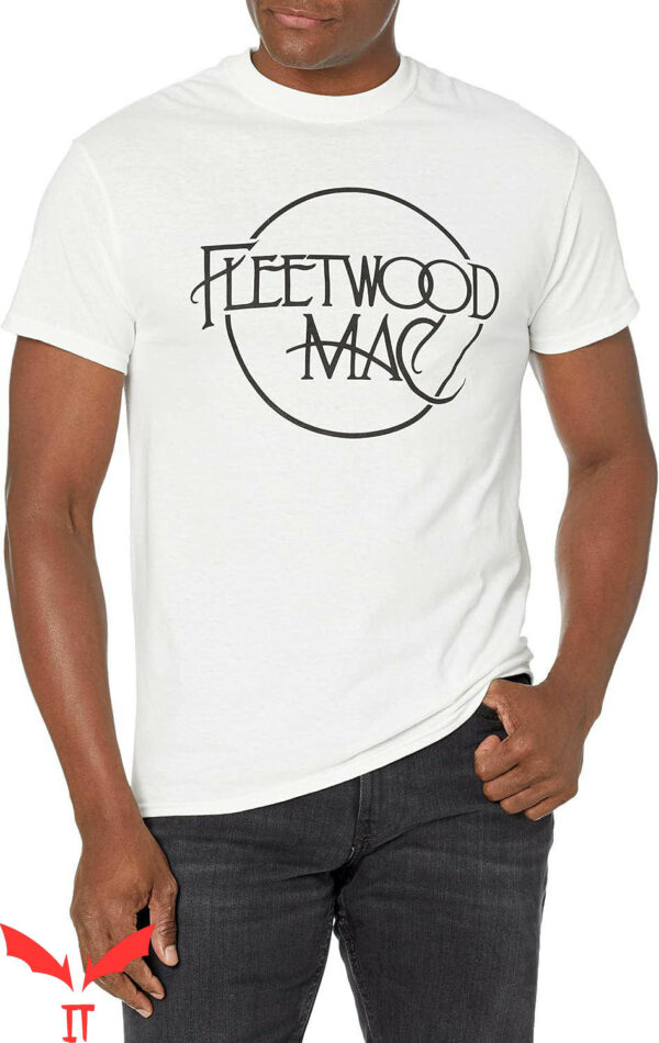 Fleetwood Mac T-Shirt Unisex-Adult Standard White Logo