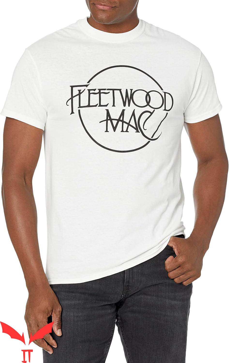 Fleetwood Mac T-Shirt Unisex-Adult Standard White Logo Fleetwood Mac T-Shirt Unisex-Adult Standard White Logo
