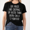 Gas Prices Are Creeping Un Faster Than Biden On A 12-Year-Old