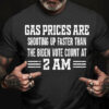 Gas prices are shooting up faster than the biden vote count at 2 AM