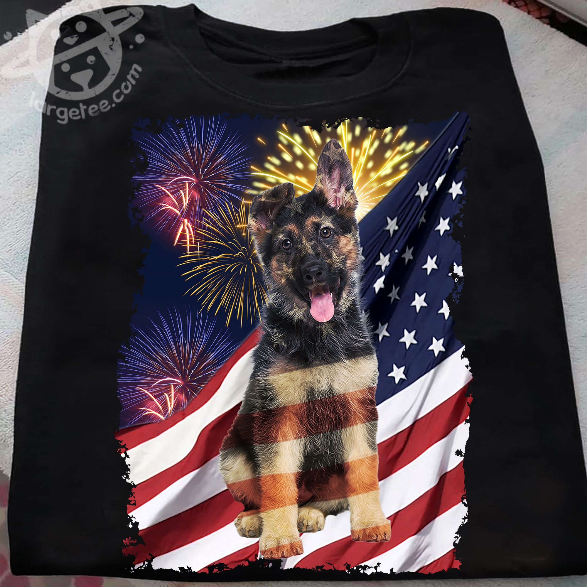 German Shepherd Dog, America Flag - Dog Lover, Independence day, 4th of july German Shepherd Dog, America Flag - Dog Lover, Independence day, 4th of july