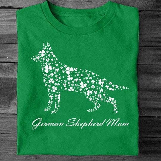 German shepherd mom - St Patrick day, T-shirt for Irish German shepherd mom - St Patrick day, T-shirt for Irish