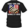 Give ’em the whole 9 yard – Bullets on america flag