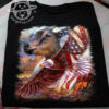 Goat and eagle the symbol of America – America flag