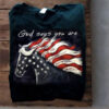 God Says You Are Unique Special Lovely Precious Strong Chosen, Horse Lover, American Horse, Independence Day, 4th Of July