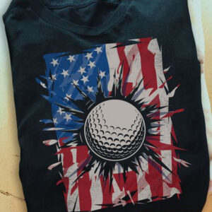Golf Lover, Independence Day, 4th Of July, American Flag
