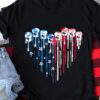 Guitar lover, America flag – Love playing guitar