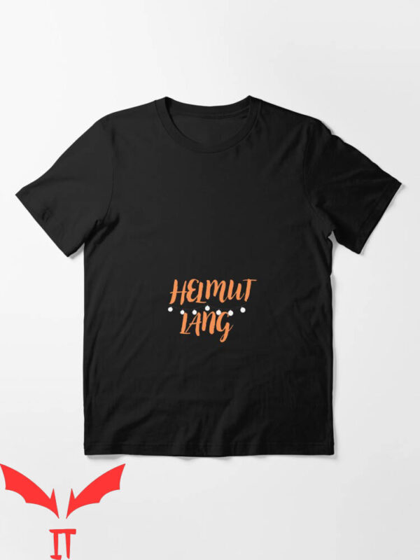 Helmut Lang T-Shirt Funny Orange Logo