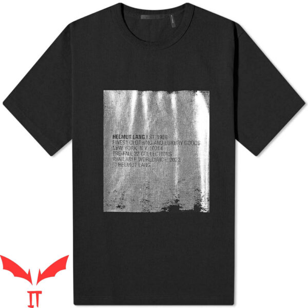 Helmut Lang T-Shirt Metallic Patch Logo
