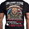 I am a grumpy veteran I don’t regret – Pittbull dog
