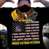 I am a veteran I love freedom I wore dog tags – Proud vietnam veteran, Vietnam war anniversary