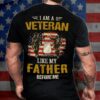 I am a veteran like my father before me – American veterans, gift for veteran’s dad