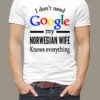 I don’t need Google my Norwegian wife knows everything