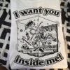I want you inside me – Viking skull, Viking axe and treasure