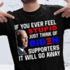 If You Ever Feel Stupid, Just Think Of Biden, Supporters, It Will Go Away