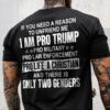 If You Need A Reason To Unfriend Me I Am Pro Trump Pro Military Pro Law Enforcement Prolife A Christian And There Is Only Two Genders