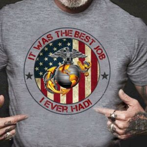It was the best job I ever had! America flag