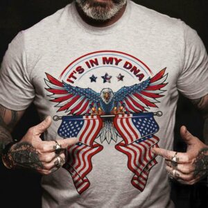 It’s in my DNA – America flag, American DNA, independence day