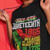 Juneteenth 1865 because my ancestors weren’t free in 1776 African American history