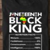 Juneteenth black King nutrition facts African American freedom