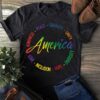 Kindness peace equality – Proud to be American, love inclusion hope diversity