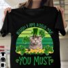 Leprechaun Cat Patrick’s Day – Irish i am kiss me you must