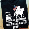 Let’s Go Branddon Gas Prices Got Me Like, Bigfoot Shirt