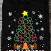 Let’s go Brandon – Christmas day tree, tree of sunglasses, fvck Joe Biden T-shirt