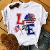 Love – America flag, dirtbike race