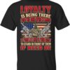 Loyalty is being there for the one who stans to your left or to your right – America veteran
