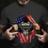 Motorcycle Engine – America Flag, Love motocycles