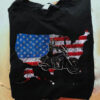 Motorcycle Lover, American Flag, Independence Day, 4th Of July