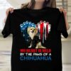 My heart is held by the paws of a Chihuahua – T-shirt for dog lover