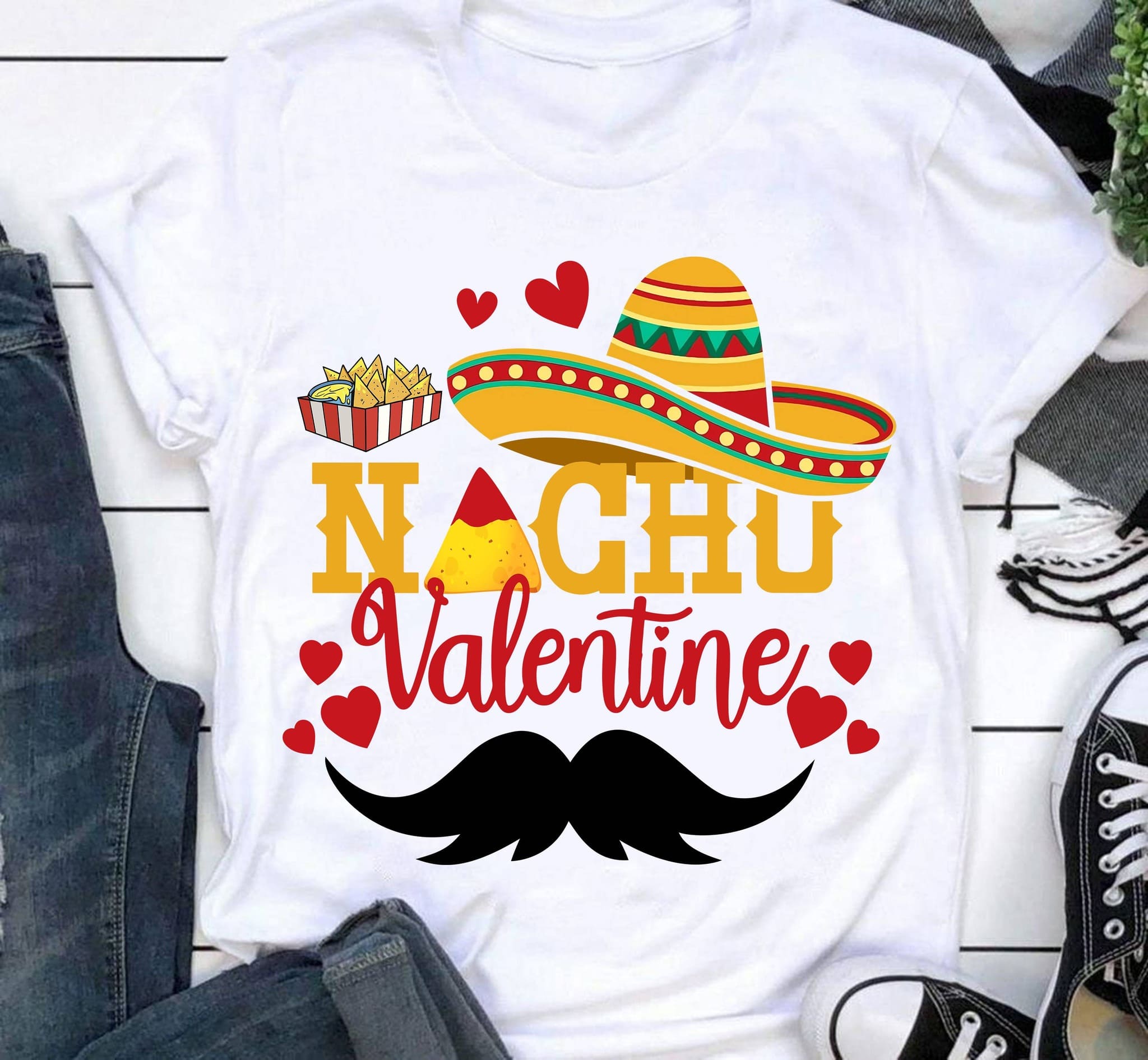 Nacho valentine - Valentine gift for couple, Nacho Mexican cuisine Nacho valentine - Valentine gift for couple, Nacho Mexican cuisine