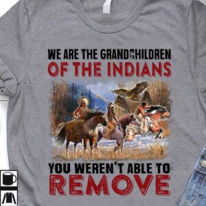 Native American Indians, Horse And Eagle – We are the grandchildren of The Indians, you weren’t able to remove