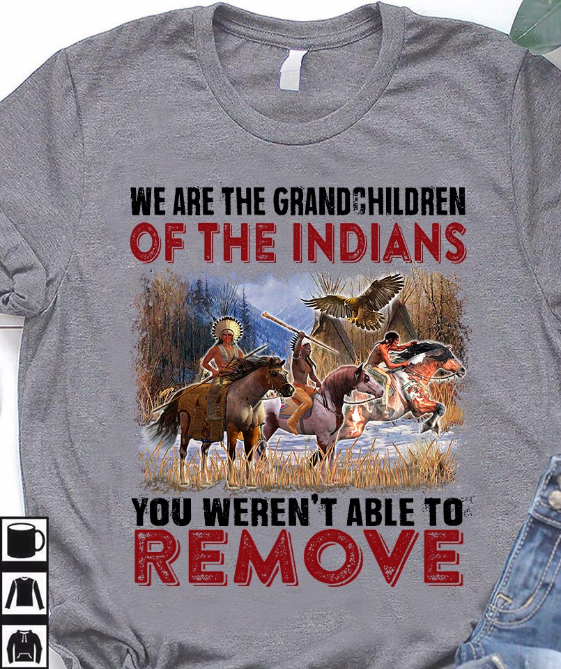 Native American Indians, Horse And Eagle - We are the grandchildren of The Indians, you weren't able to remove Native American Indians, Horse And Eagle - We are the grandchildren of The Indians, you weren't able to remove